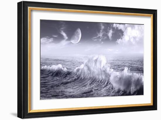 Ocean Wave-Ata Alishahi-Framed Giclee Print
