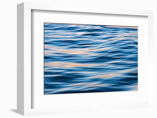 Ocean waves at sunset, Greenland-Keren Su-Framed Photographic Print