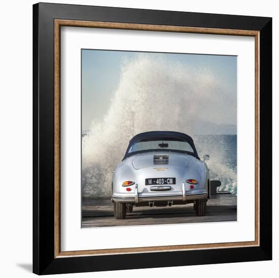 Ocean Waves Breaking on Vintage Beauties (detail 2)-Gasoline Images-Framed Giclee Print