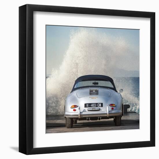 Ocean Waves Breaking on Vintage Beauties (detail 2)-Gasoline Images-Framed Giclee Print