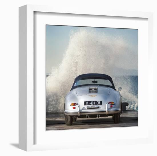 Ocean Waves Breaking on Vintage Beauties (detail 2)-Gasoline Images-Framed Giclee Print