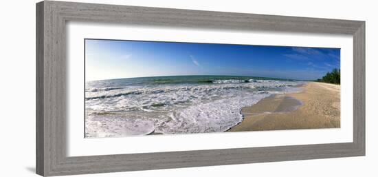 Ocean Waves on Beach Sanibel Island Fl-null-Framed Photographic Print