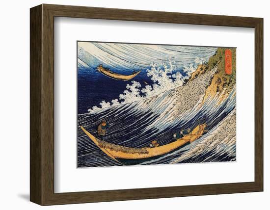 Ocean Waves-Katsushika Hokusai-Framed Art Print