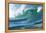 Ocean Waves-Rick Doyle-Framed Premier Image Canvas