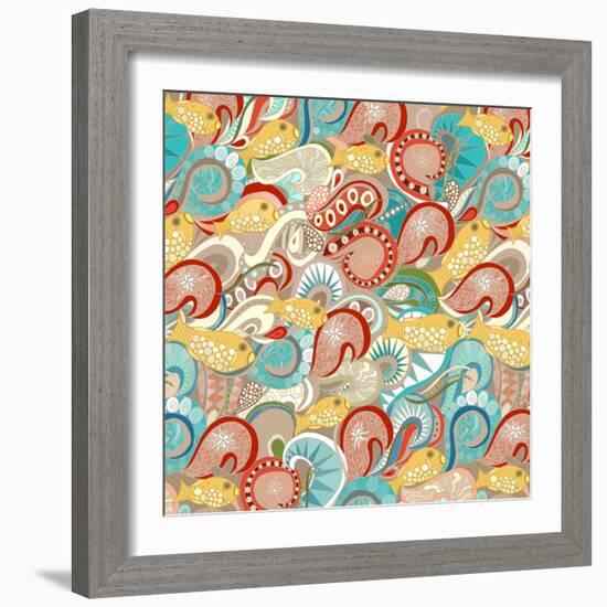 Ocean Waves-Sharon Turner-Framed Art Print