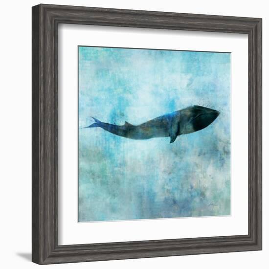 Ocean Whale 1-Ken Roko-Framed Art Print