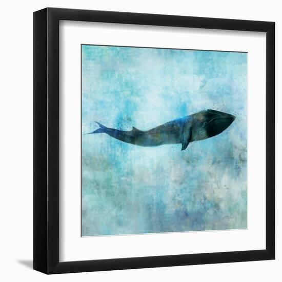 Ocean Whale 1-Ken Roko-Framed Art Print