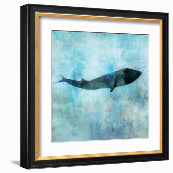 Ocean Whale 1-Ken Roko-Framed Art Print