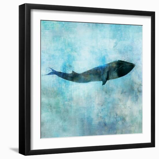 Ocean Whale 1-Ken Roko-Framed Art Print