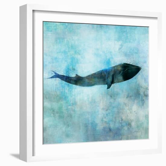 Ocean Whale 1-Ken Roko-Framed Art Print