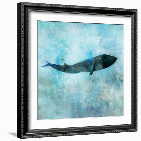 Ocean Whale 1-Ken Roko-Framed Art Print