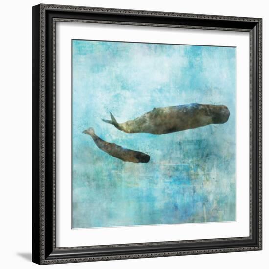 Ocean Whale 2-Ken Roko-Framed Art Print