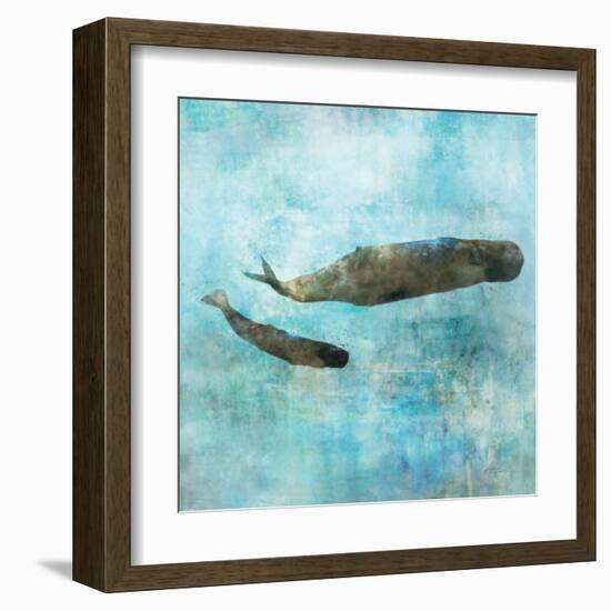 Ocean Whale 2-Ken Roko-Framed Art Print