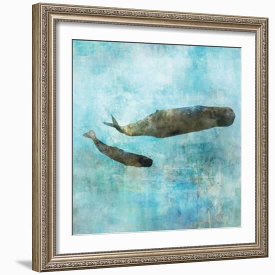 Ocean Whale 2-Ken Roko-Framed Premium Giclee Print