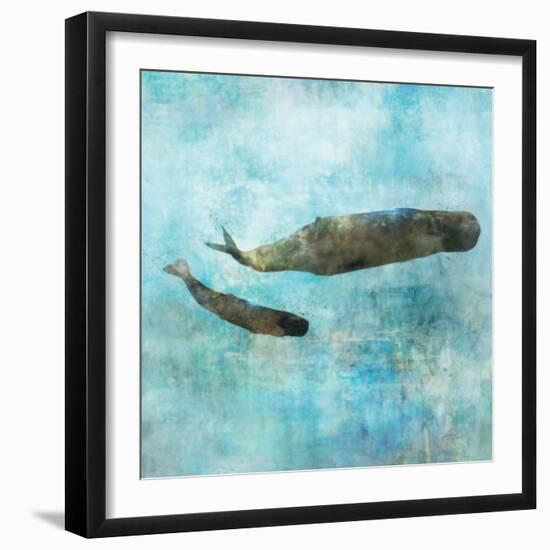 Ocean Whale 2-Ken Roko-Framed Premium Giclee Print