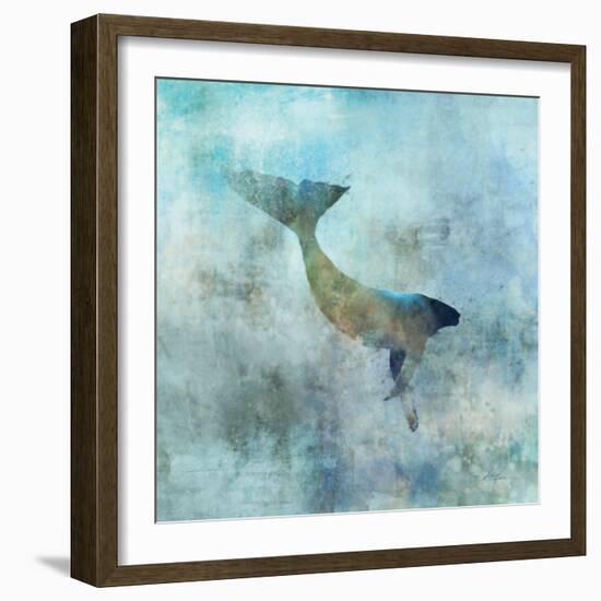 Ocean Whale 3-Ken Roko-Framed Art Print