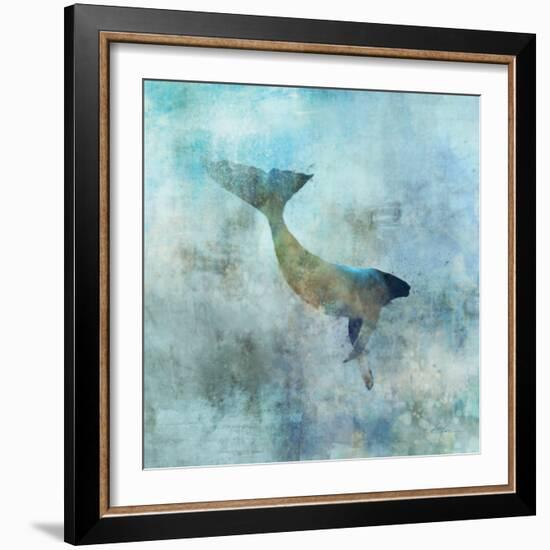 Ocean Whale 3-Ken Roko-Framed Art Print