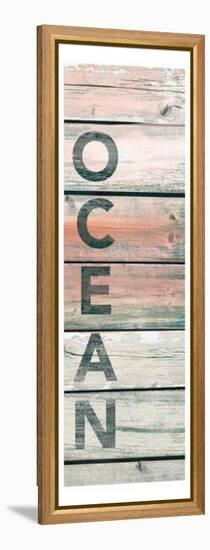 Ocean Wood-Victoria Brown-Framed Stretched Canvas