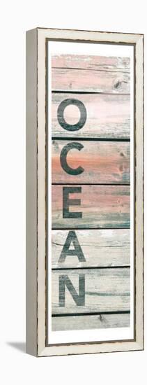 Ocean Wood-Victoria Brown-Framed Stretched Canvas