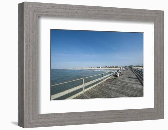 Oceanana Fishing Pier, Atlantic Beach, Outer Banks-Michael DeFreitas-Framed Photographic Print