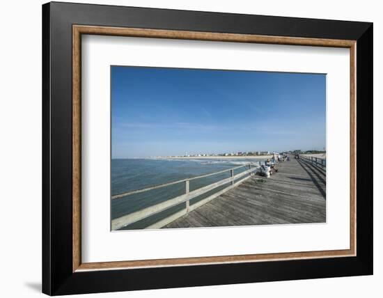 Oceanana Fishing Pier, Atlantic Beach, Outer Banks-Michael DeFreitas-Framed Photographic Print