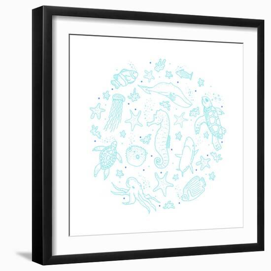 Oceanesque-Steven Wilson-Framed Giclee Print