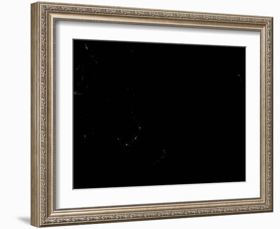 Oceania At Night-PLANETOBSERVER-Framed Photographic Print