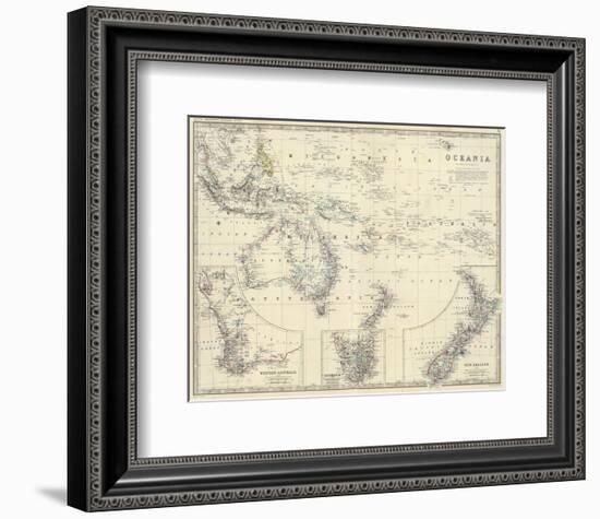 Oceania, c.1861-Alexander Keith Johnston-Framed Art Print