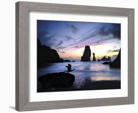 Oceanic Aurora-David Keochkerian-Framed Giclee Print