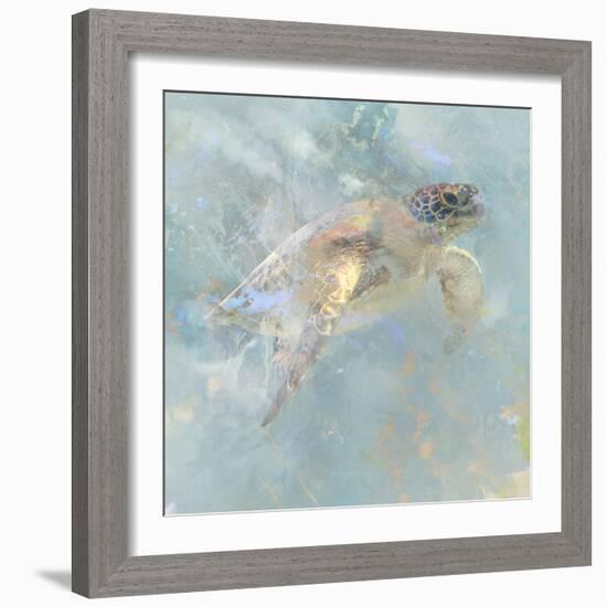 Oceanic Turtle I-Ken Roko-Framed Art Print