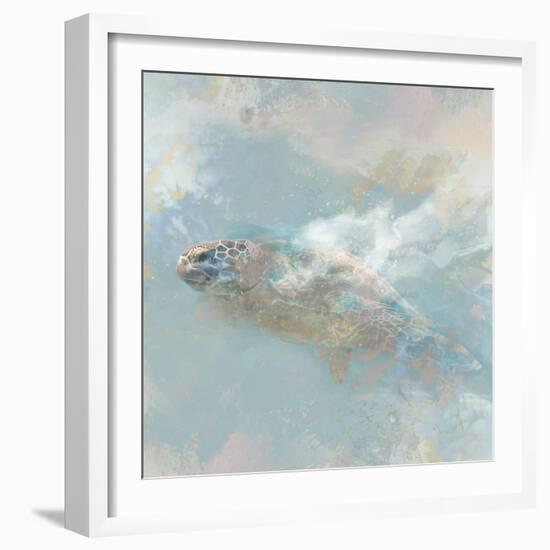 Oceanic Turtle II-Ken Roko-Framed Art Print