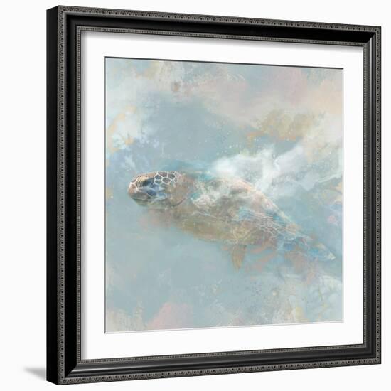 Oceanic Turtle II-Ken Roko-Framed Art Print