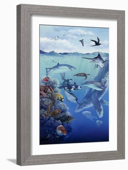 Oceanic-Tim Knepp-Framed Giclee Print