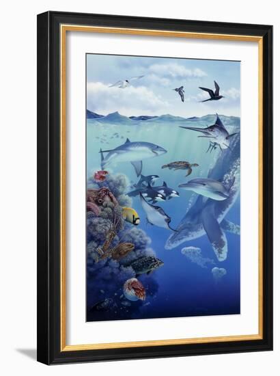 Oceanic-Tim Knepp-Framed Giclee Print