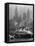 Oceanliner Queen Elizabeth Sailing in to Port-Andreas Feininger-Framed Premier Image Canvas