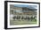 Oceanport, New Jersey - Monmouth Park Race Track Scene-Lantern Press-Framed Art Print