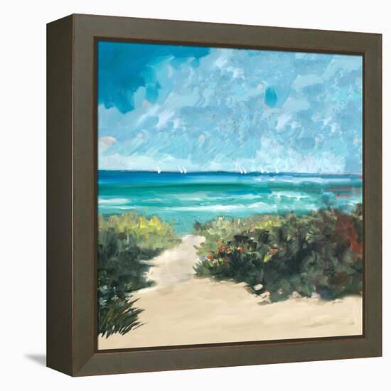 Oceanside I-Jane Slivka-Framed Stretched Canvas