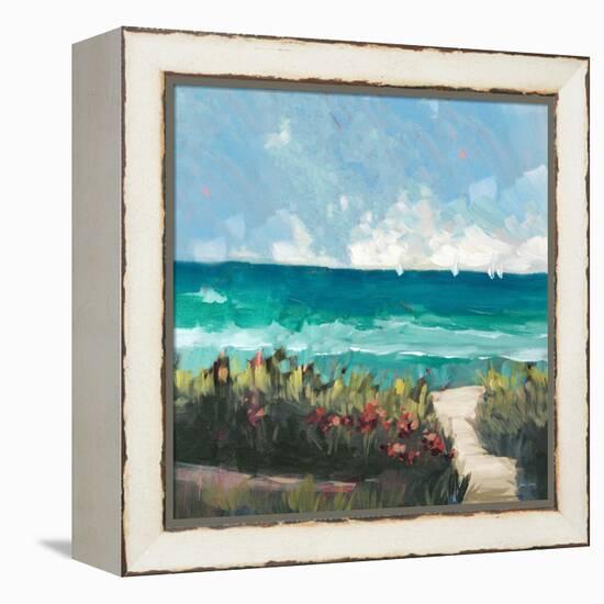 Oceanside II-Jane Slivka-Framed Stretched Canvas