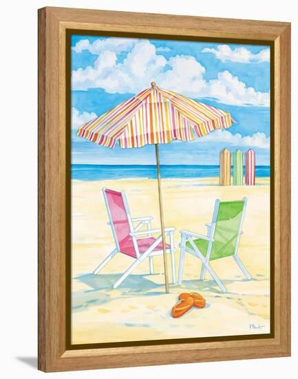 Oceanside III-Paul Brent-Framed Stretched Canvas