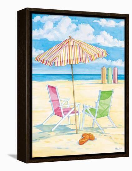 Oceanside III-Paul Brent-Framed Stretched Canvas