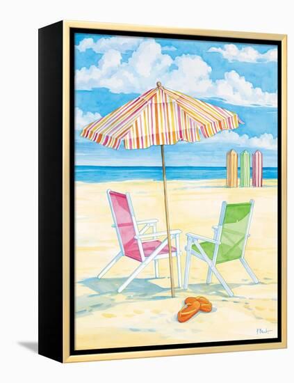 Oceanside III-Paul Brent-Framed Stretched Canvas