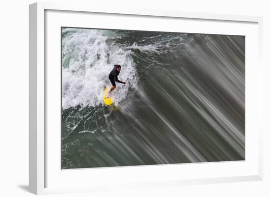 Oceanside Surf II-Lee Peterson-Framed Photo