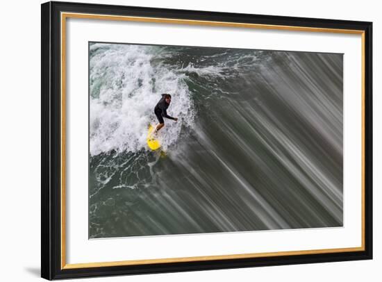 Oceanside Surf II-Lee Peterson-Framed Photo