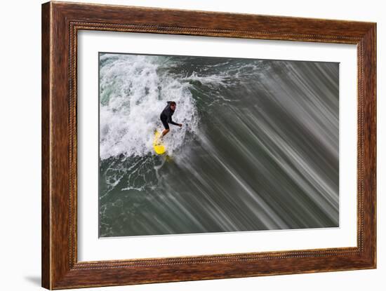 Oceanside Surf II-Lee Peterson-Framed Photo