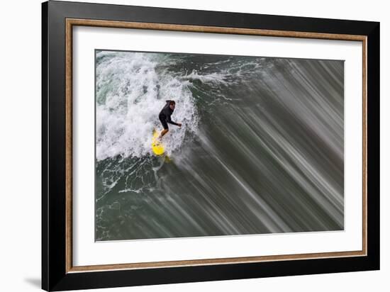 Oceanside Surf II-Lee Peterson-Framed Photo