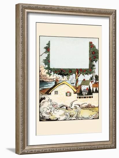 Oceanside Village-Eugene Field-Framed Art Print