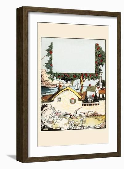 Oceanside Village-Eugene Field-Framed Art Print