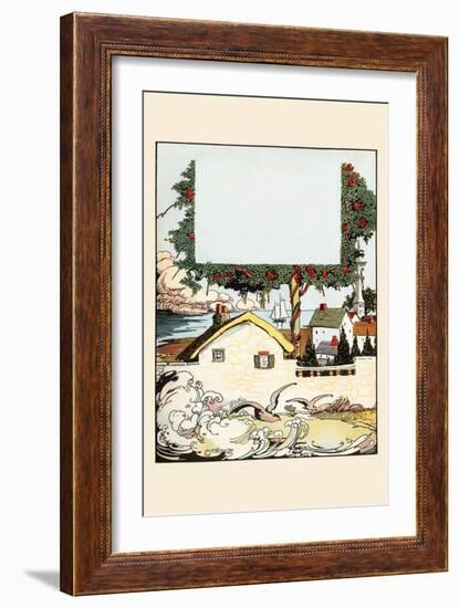 Oceanside Village-Eugene Field-Framed Art Print