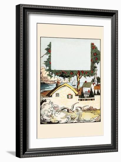 Oceanside Village-Eugene Field-Framed Art Print