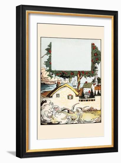 Oceanside Village-Eugene Field-Framed Art Print